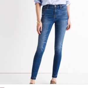 Madewell high riser skinny